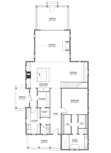 2D floor plan layout of this home in , Mount Pleasant, SC (Image 5).