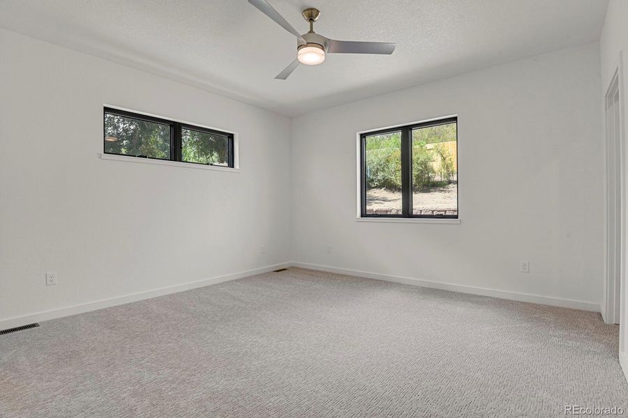 Main level primary suite Main level primary suite