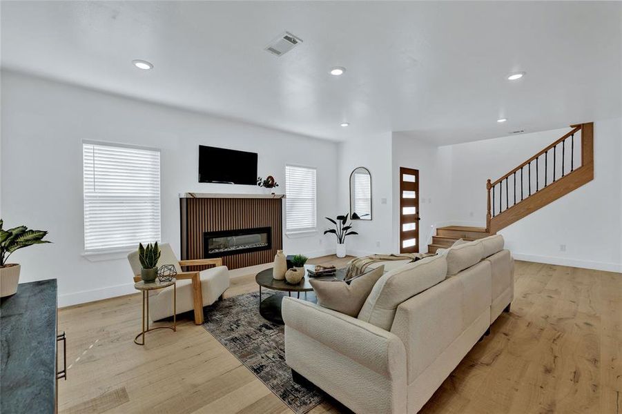 Furnished interior view inside a new home in , McKinney (Image 7).