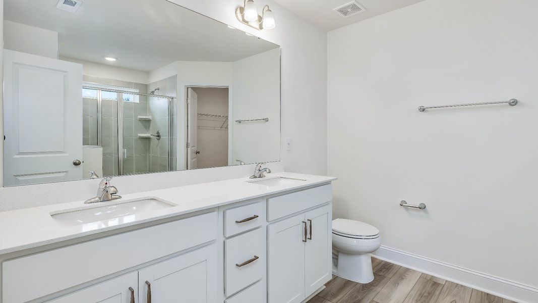 Furnished interior view inside a new home in Sidney Creek Single Family, Zebulon (Image 12).