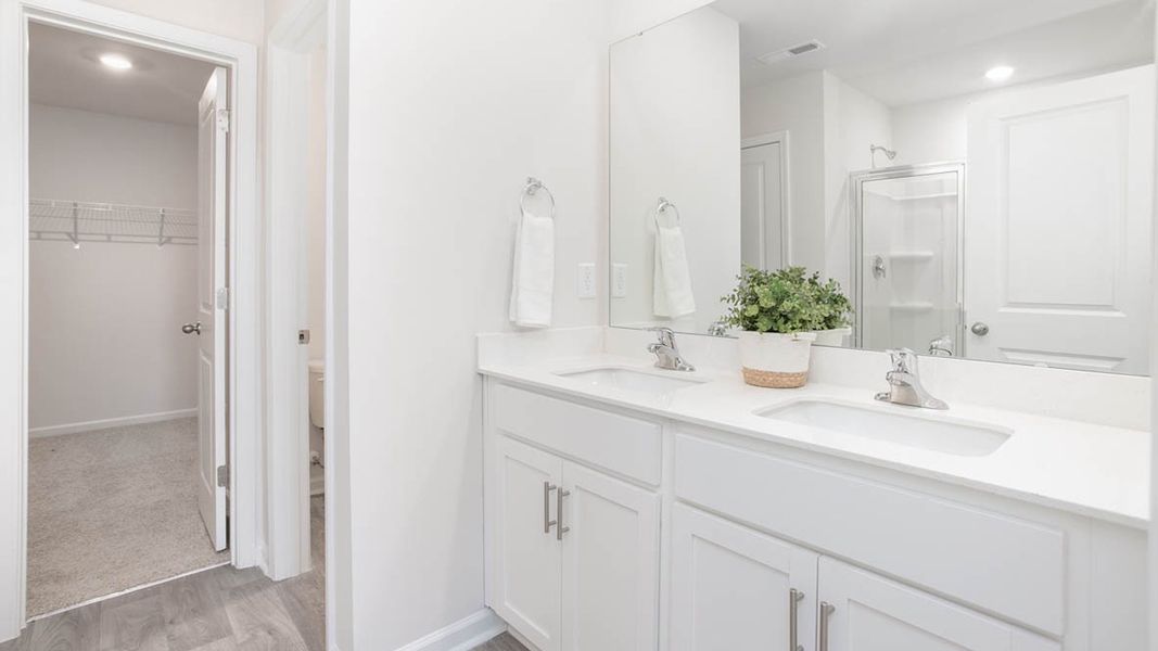 Representative furnished interior of a home built from the KYLE by D.R. Horton in Hudson Glen, Mocksville (Image 14).