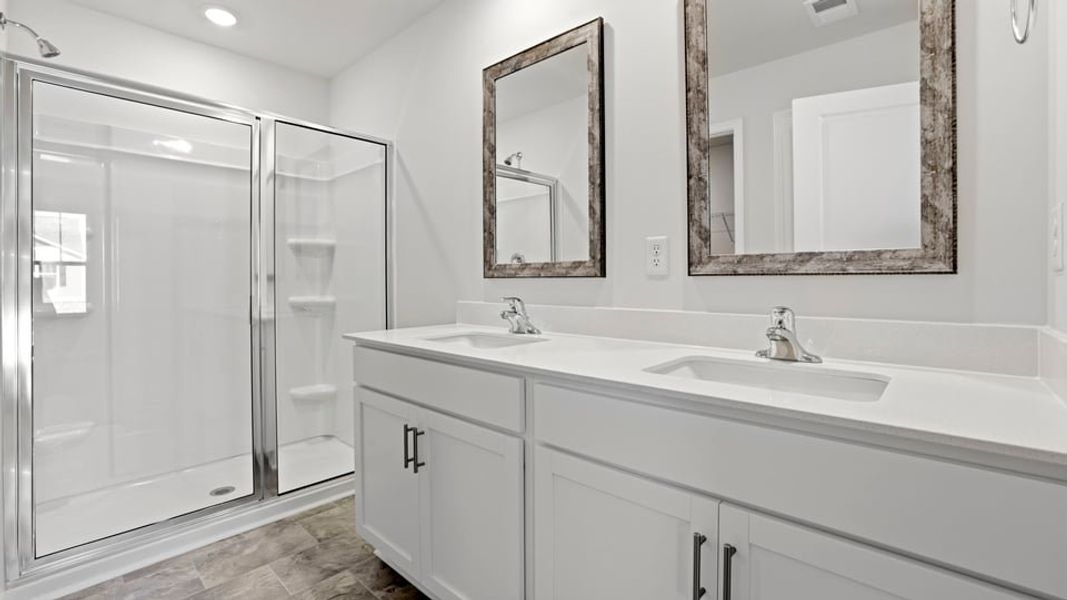 Furnished interior view inside a new home in Waverly Station, Greenwood (Image 11).