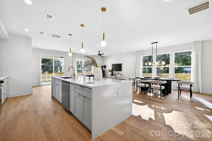 Furnished interior view inside a new home in , Charlotte (Image 15).