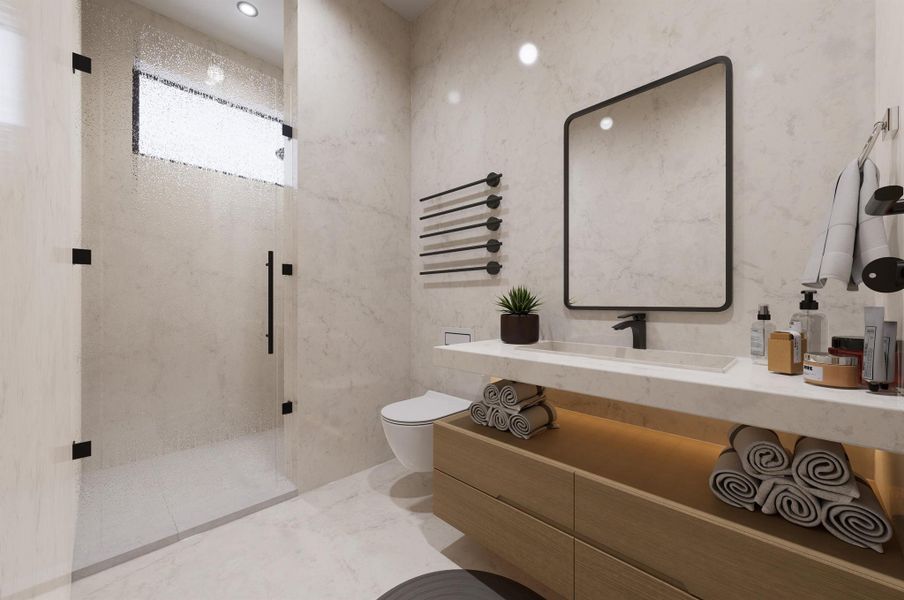 Furnished interior view inside a new home in , West Palm Beach (Image 26).