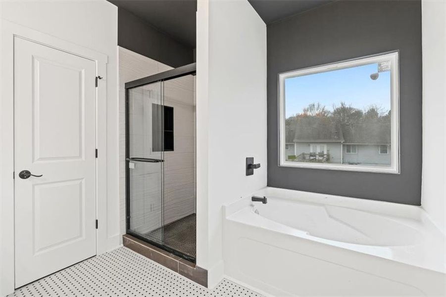 Furnished interior view inside a new home in , Austell (Image 8).