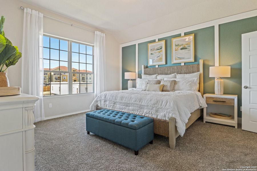 Furnished interior view inside a new home in Blue Ridge Ranch, San Antonio (Image 13).