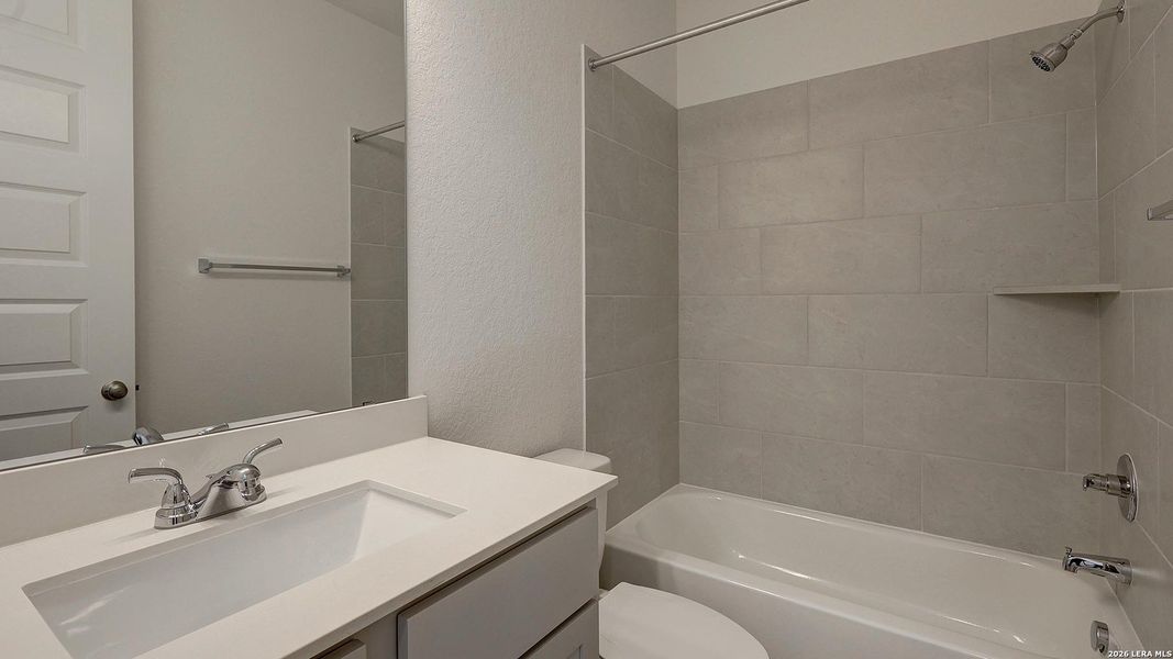 Furnished interior view inside a new home in Kallison Ranch, San Antonio (Image 10).