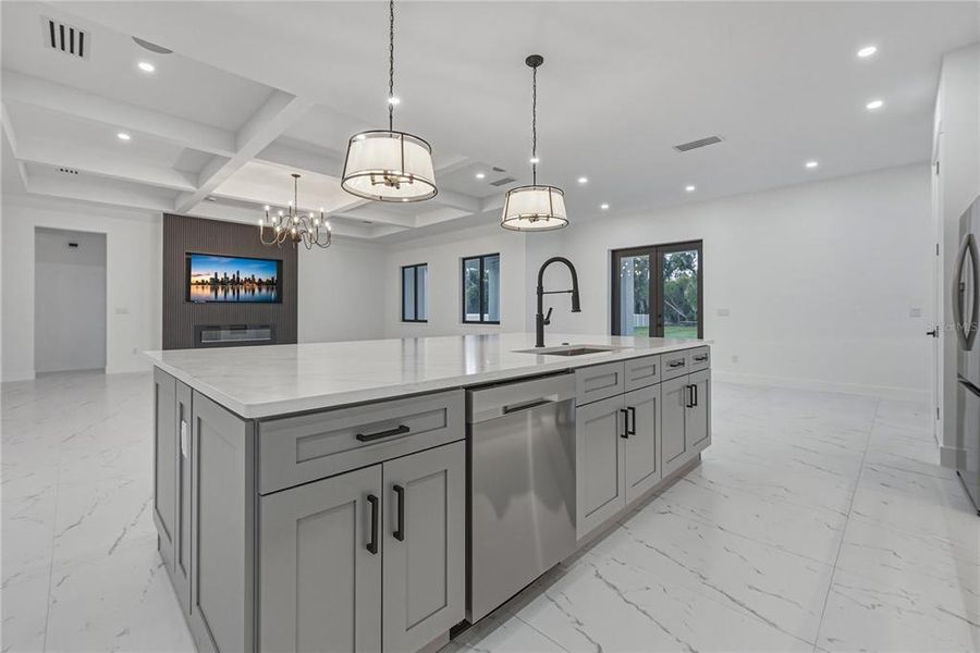 Furnished interior view inside a new home in , Dover (Image 45).