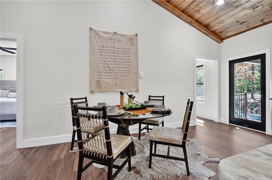 Furnished interior view inside a new home in , McCaysville (Image 8).