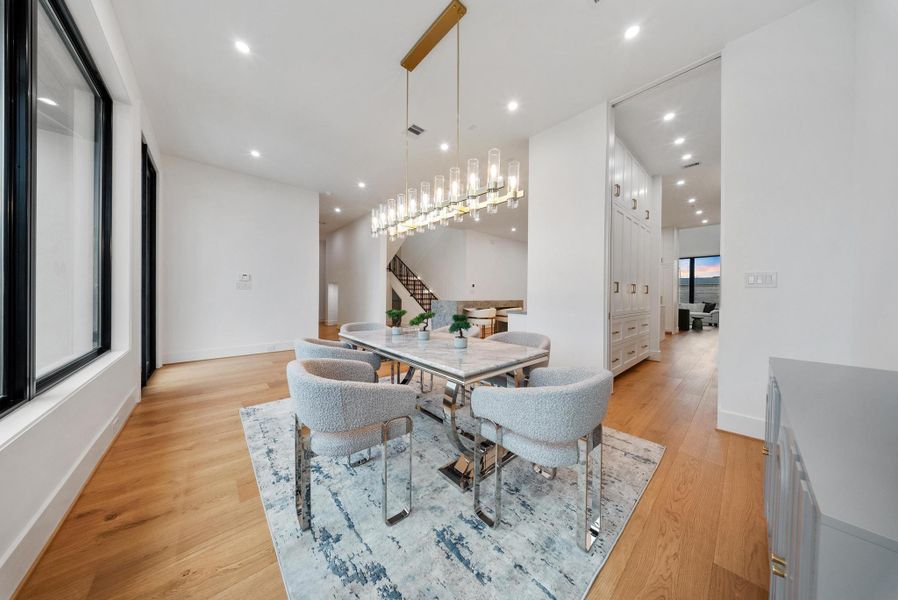 Furnished interior view inside a new home in , Houston (Image 24).