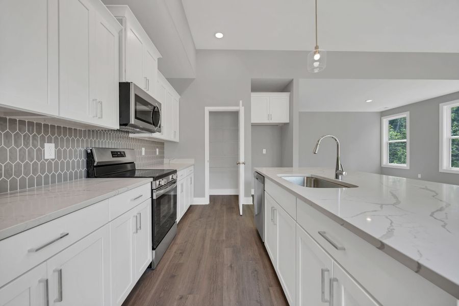 Furnished interior view inside a new home in Givens Park, Chattanooga (Image 9).