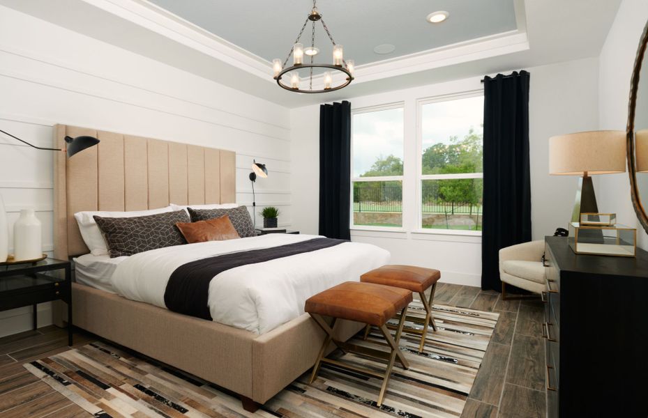 Furnished interior view inside a new home in Del Webb New Braunfels at Veramendi, New Braunfels (Image 9).