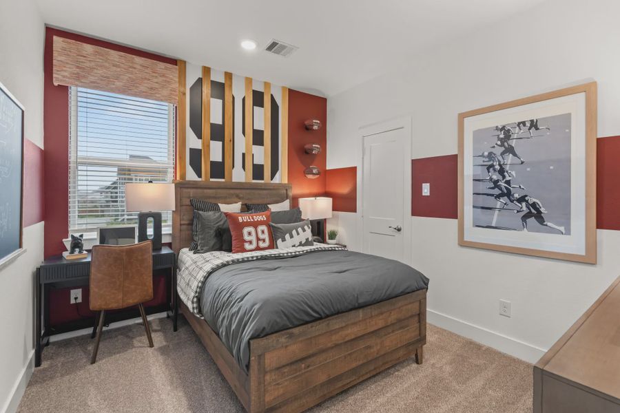 Representative furnished interior of a home built from the Rosewood by Chesmar Homes in Balmoral, Humble (Image 13).