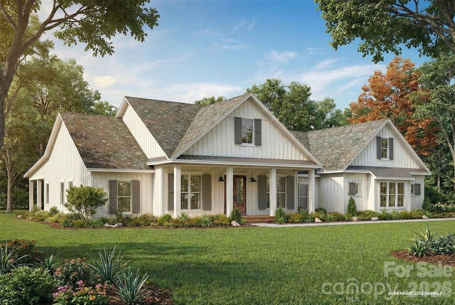 Front exterior of a new home in , Stanley, NC, highlighting curb appeal (Image 5).