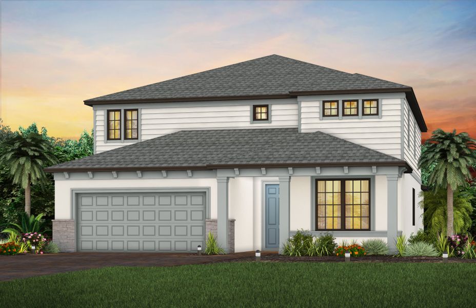 Exterior FM2 with optional stone