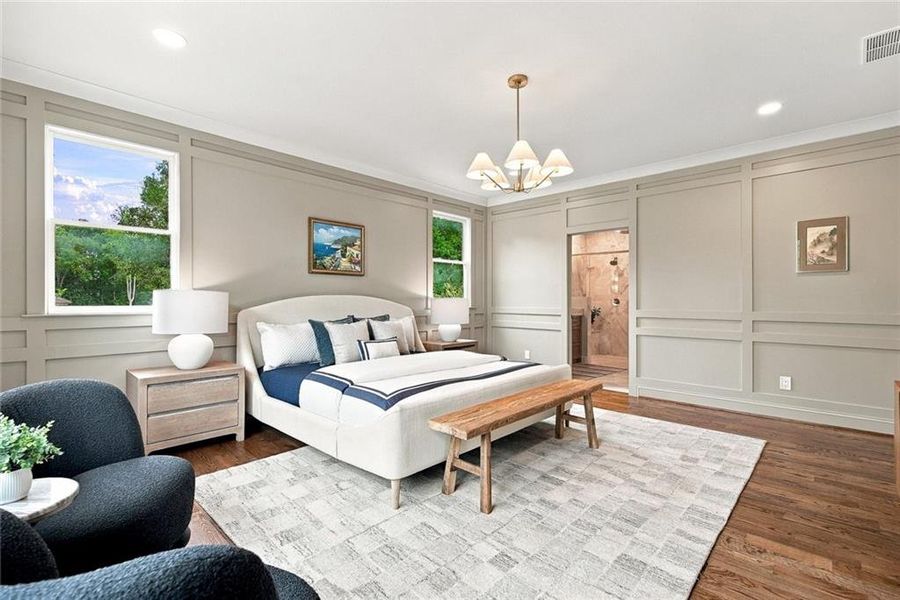 Furnished interior view inside a new home in , Smyrna (Image 49).