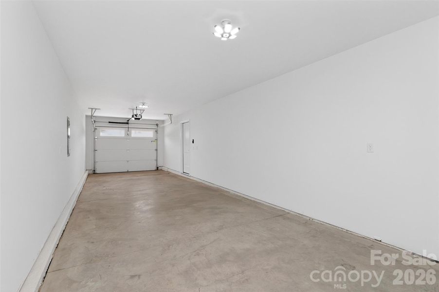 Tandem garage on main floor for 2+ cars.