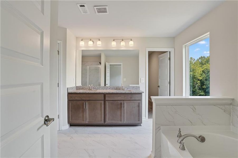 Furnished interior view inside a new home in Austin Ridge, Commerce (Image 11).