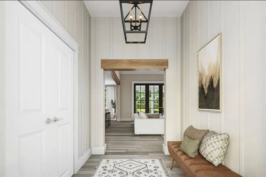 Furnished interior view inside a new home in Oak Water Ranch, Granbury (Image 7). Furnished interior view inside a new home in Oak Water Ranch, Granbury (Image 7).