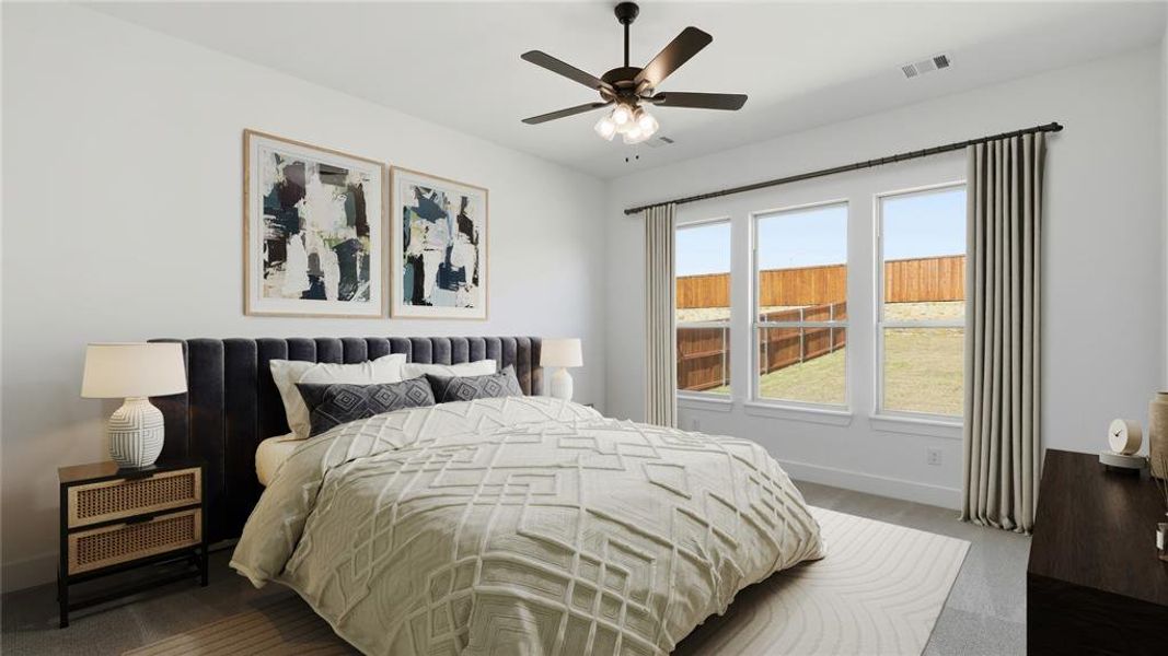 Furnished interior view inside a new home in Talon Hills, Fort Worth (Image 5). Furnished interior view inside a new home in Talon Hills, Fort Worth (Image 5).