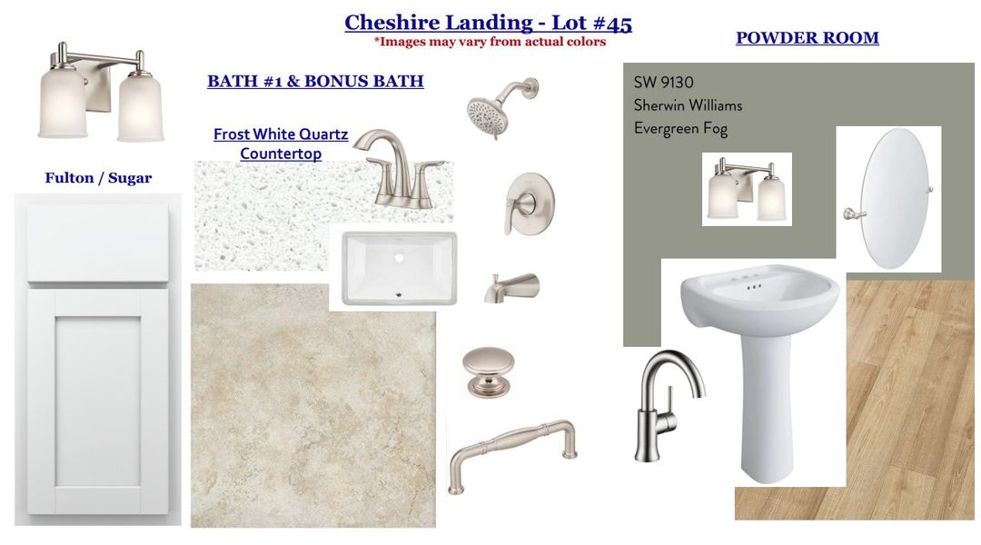 Sample of building materials used in homes in Cheshire Landing, Grimesland (Image 4).