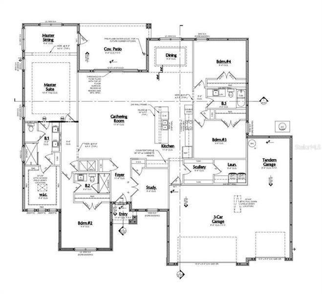 2D floor plan layout of this home in , Orlando, FL (Image 3).