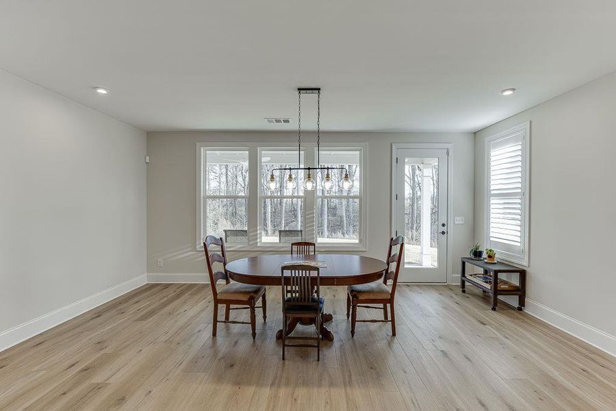 Furnished interior view inside a new home in , Hoschton (Image 7).