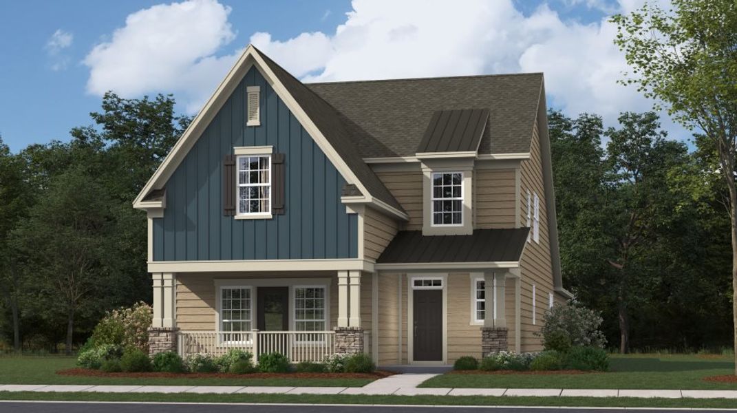 Representative exterior photo of a completed home built from the Beech by Lennar in Elizabeth: Arbor, Fort Mill, SC (Image 21).