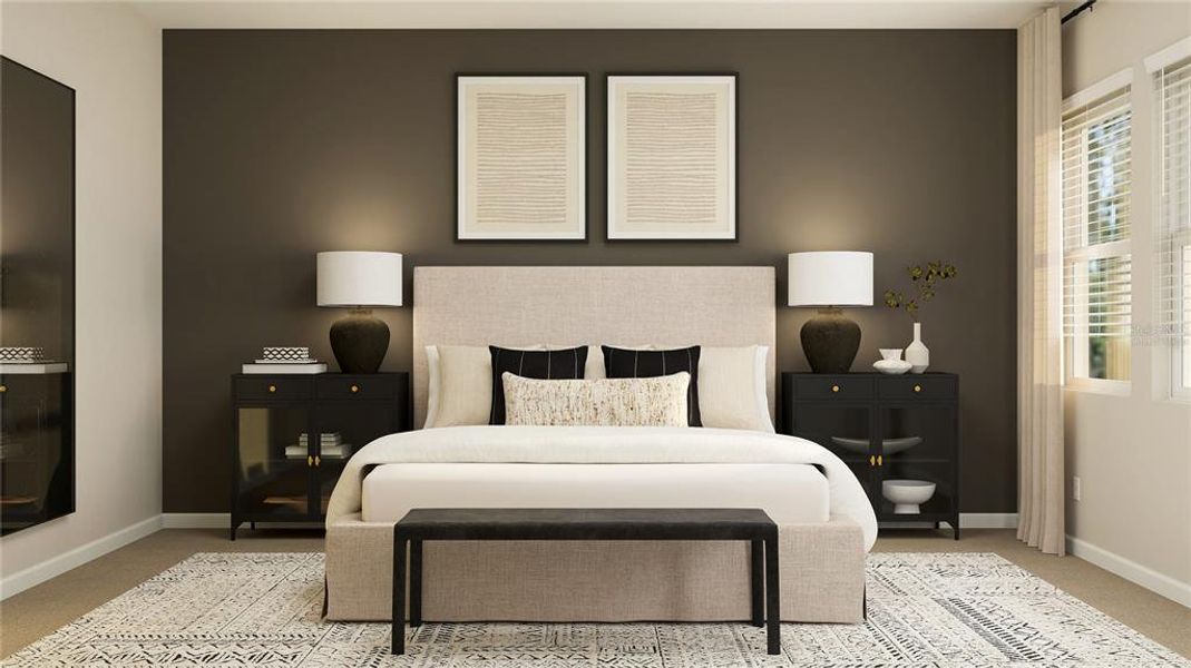 Furnished interior view inside a new home in Waterstone: Estate II Collection, Groveland (Image 18).