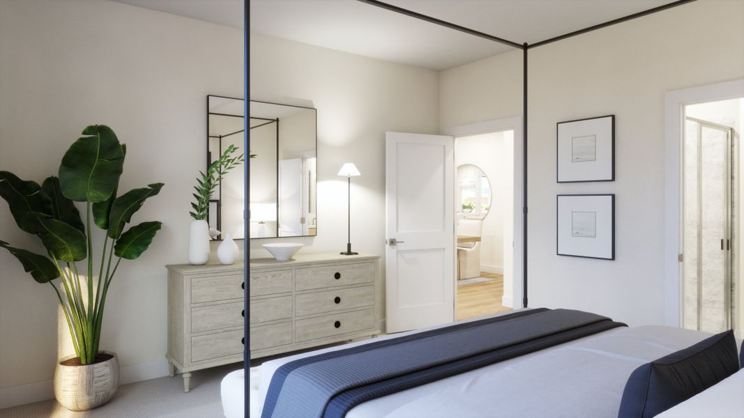 Representative furnished interior of a home built from the 4012 by Risewell Homes in Parkton Square, Kyle (Image 13).