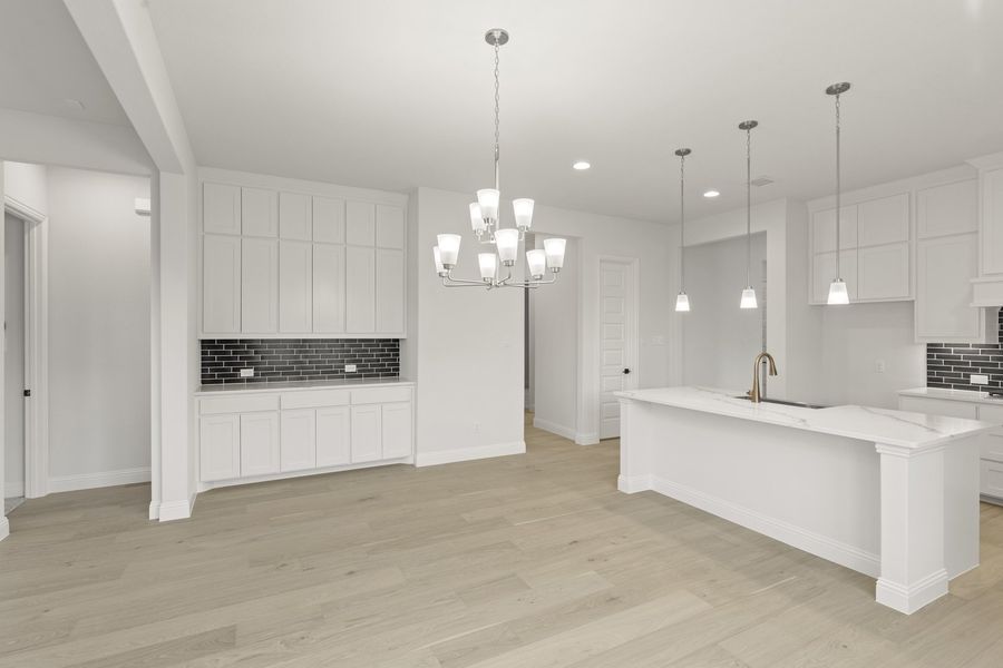 Representative furnished interior of a home built from the Crockett by Windsor Homes in Anna Town Square, Anna (Image 11).