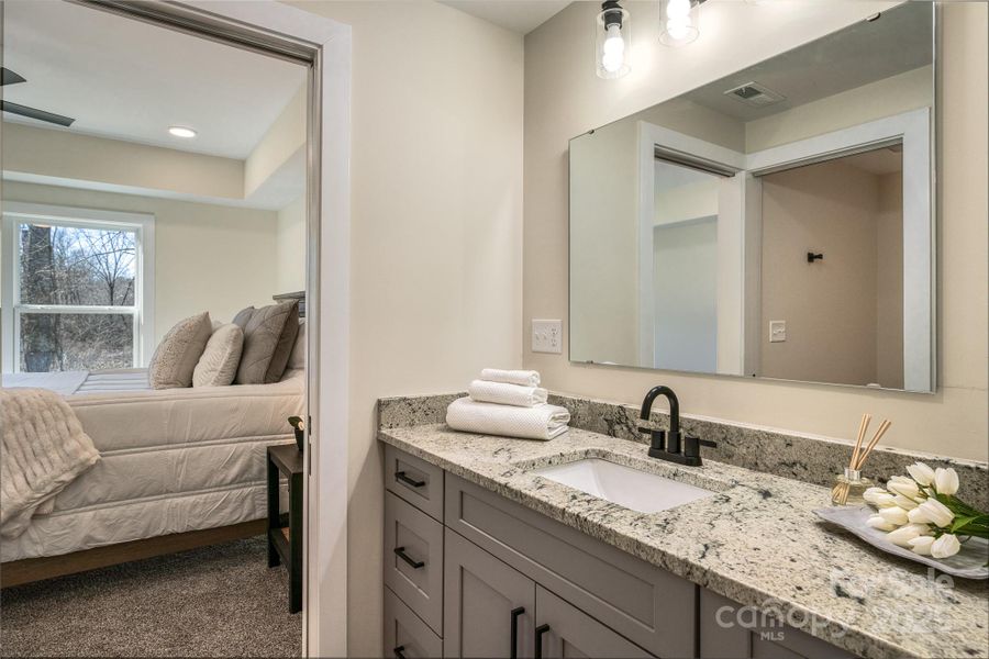 Furnished interior view inside a new home in , Brevard (Image 23).