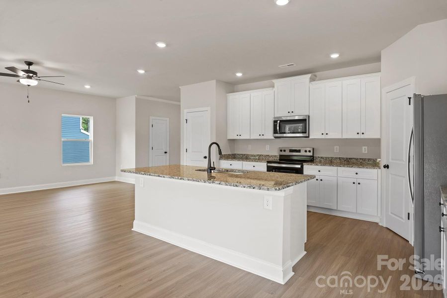Furnished interior view inside a new home in , Winston-Salem (Image 8).