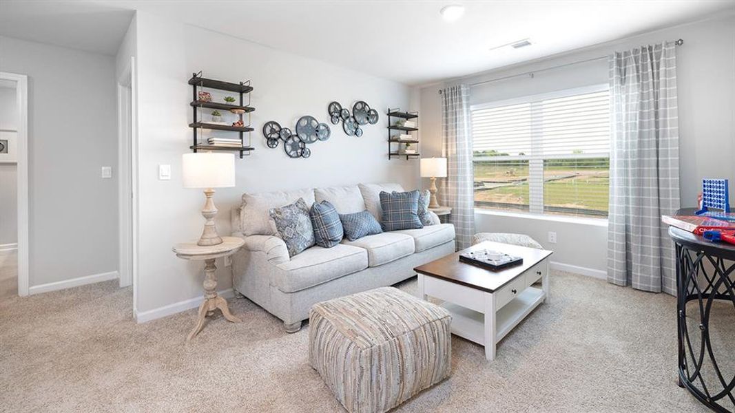 Furnished interior view inside a new home in Preserve at Dove Creek, Statham (Image 9). Furnished interior view inside a new home in Preserve at Dove Creek, Statham (Image 9).
