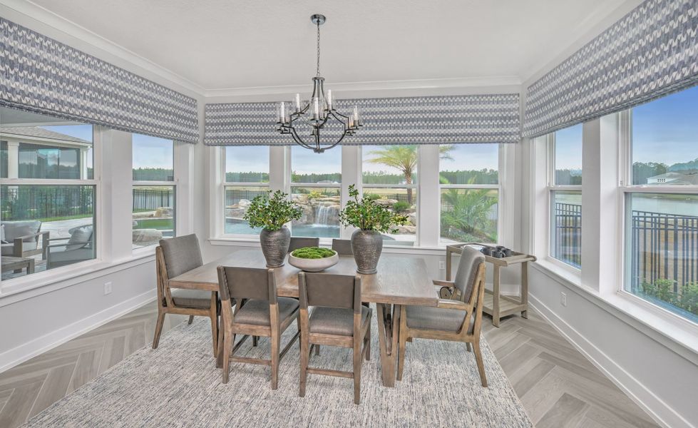 Furnished interior view inside a new home in Middlebourne, St. Johns (Image 16).