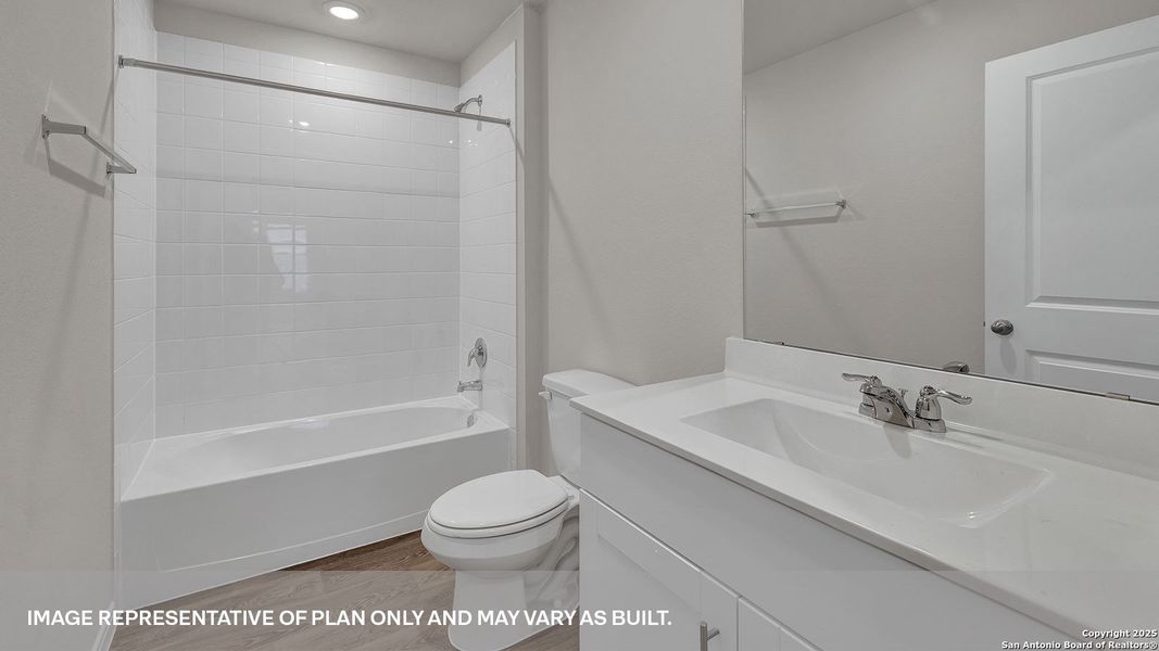 Furnished interior view inside a new home in Whisper South, San Marcos (Image 11).