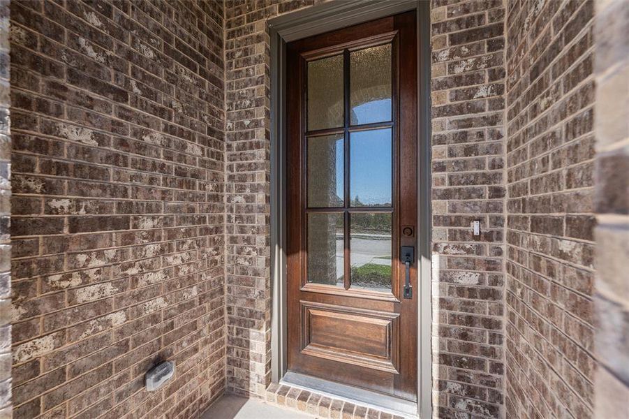 Exterior details and patio area of a home in Morningstar, Aledo (Image 22). Exterior details and patio area of a home in Morningstar, Aledo (Image 22).