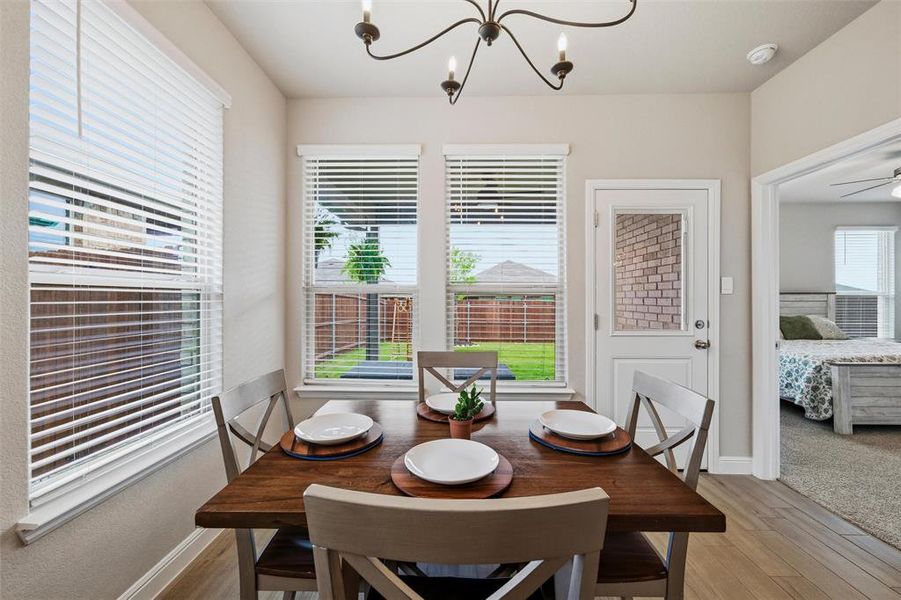 Furnished interior view inside a new home in , Cleburne (Image 15).