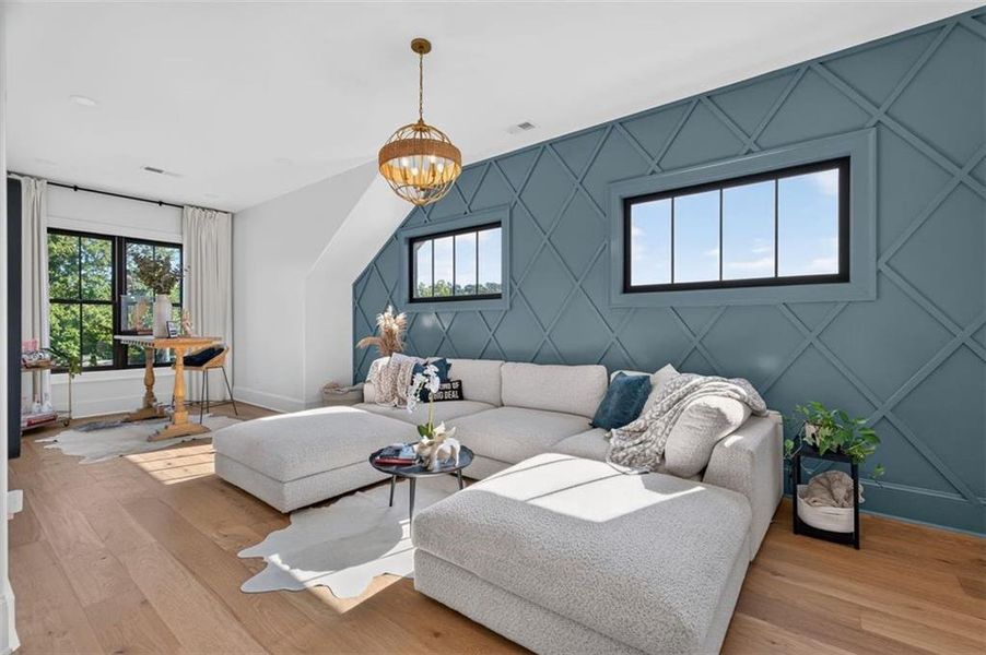 Furnished interior view inside a new home in , Alpharetta (Image 46).
