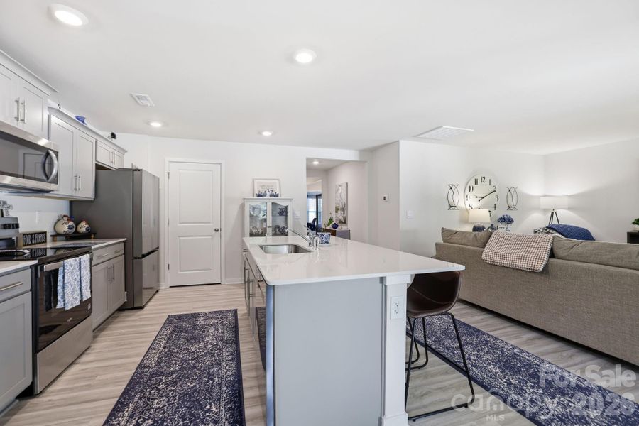 Furnished interior view inside a new home in Woodhaven at Chester, Chester (Image 12).