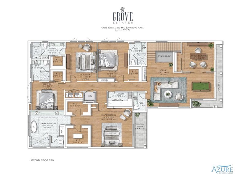Oasis Floorplan 2nd floor