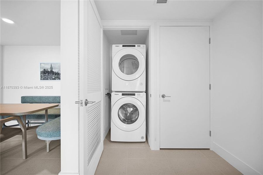Furnished interior view inside a new home in , Miami (Image 9).