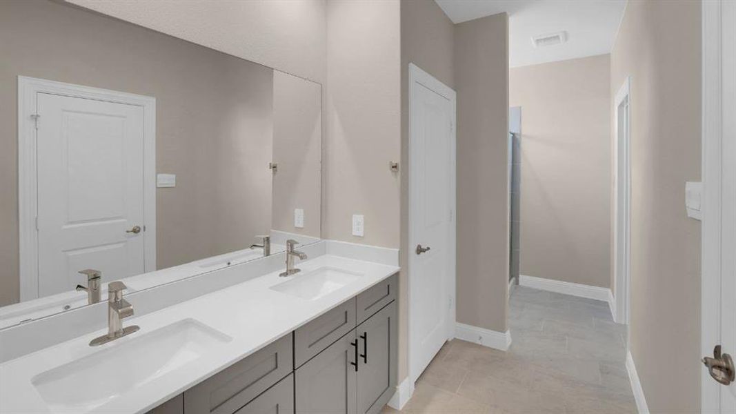 Furnished interior view inside a new home in The Avenue, Allen (Image 8).