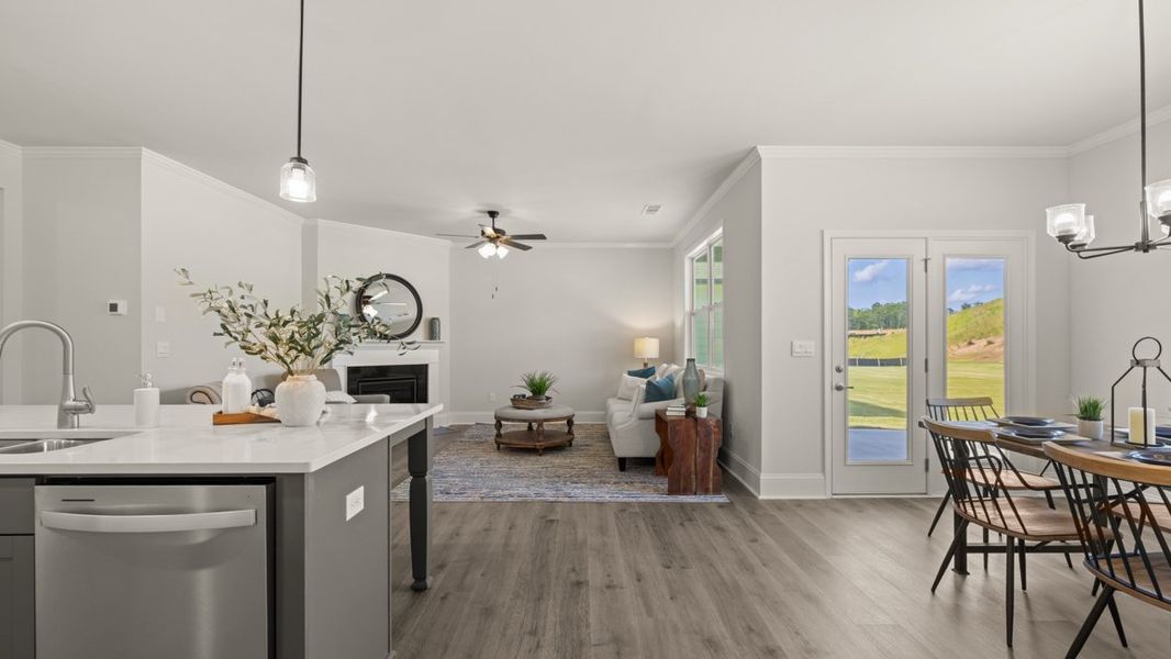 Representative furnished interior of a home built from the ACADIA by D.R. Horton in Hamptons at Riverwood North, Dallas (Image 15). Representative furnished interior of a home built from the ACADIA by D.R. Horton in Hamptons at Riverwood North, Dallas (Image 15).