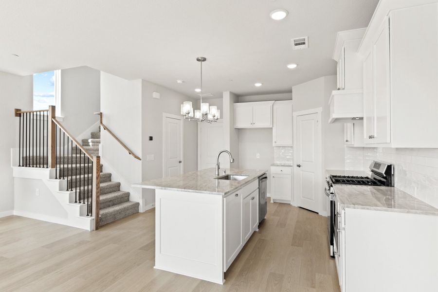 Furnished interior view inside a new home in Ten Mile Creek, Celina (Image 9).