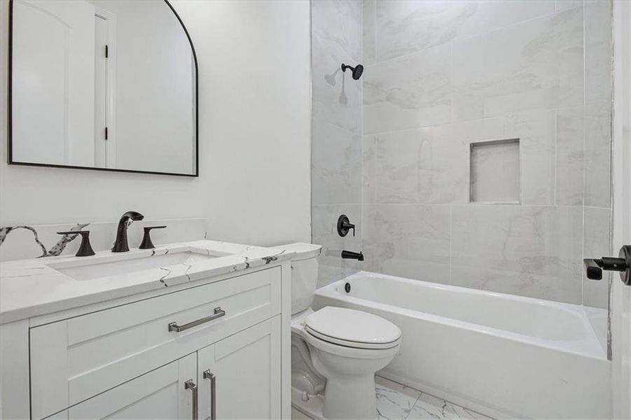 Furnished interior view inside a new home in , Atlanta (Image 8).
