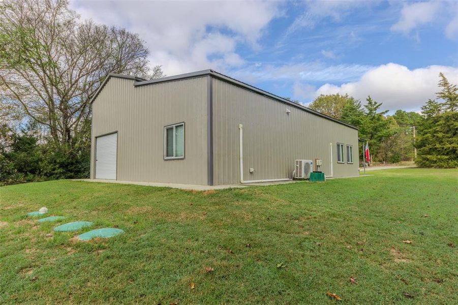 Exterior details and patio area of a home in , Scroggins (Image 20).