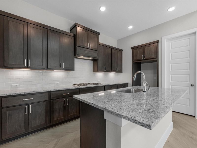 Furnished interior view inside a new home in Oakhill Reserve, Tomball (Image 5).