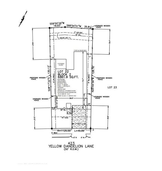 2D floor plan layout of this home in Harvest Green - Final Opportunities, Richmond, TX (Image 3).