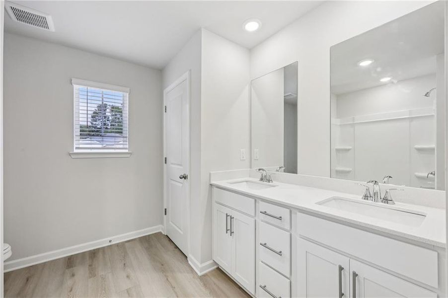 Furnished interior view inside a new home in Westmont Preserve, Powder Springs (Image 19).